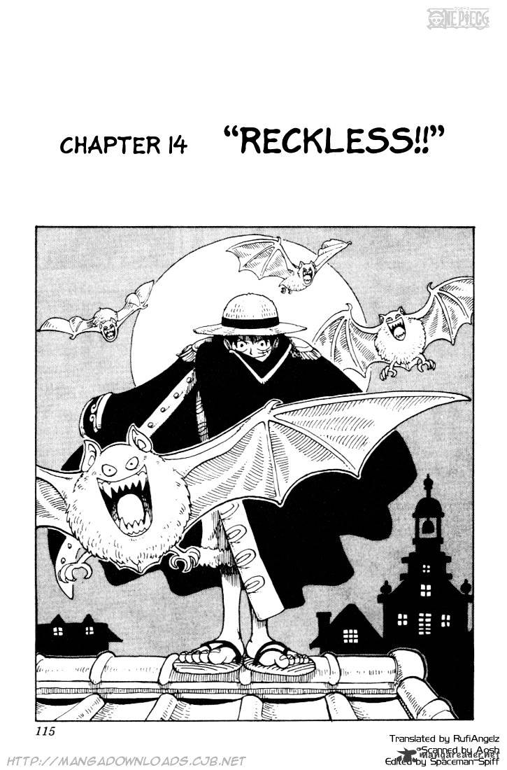 One piece, Chapter 14  Reckless image 01