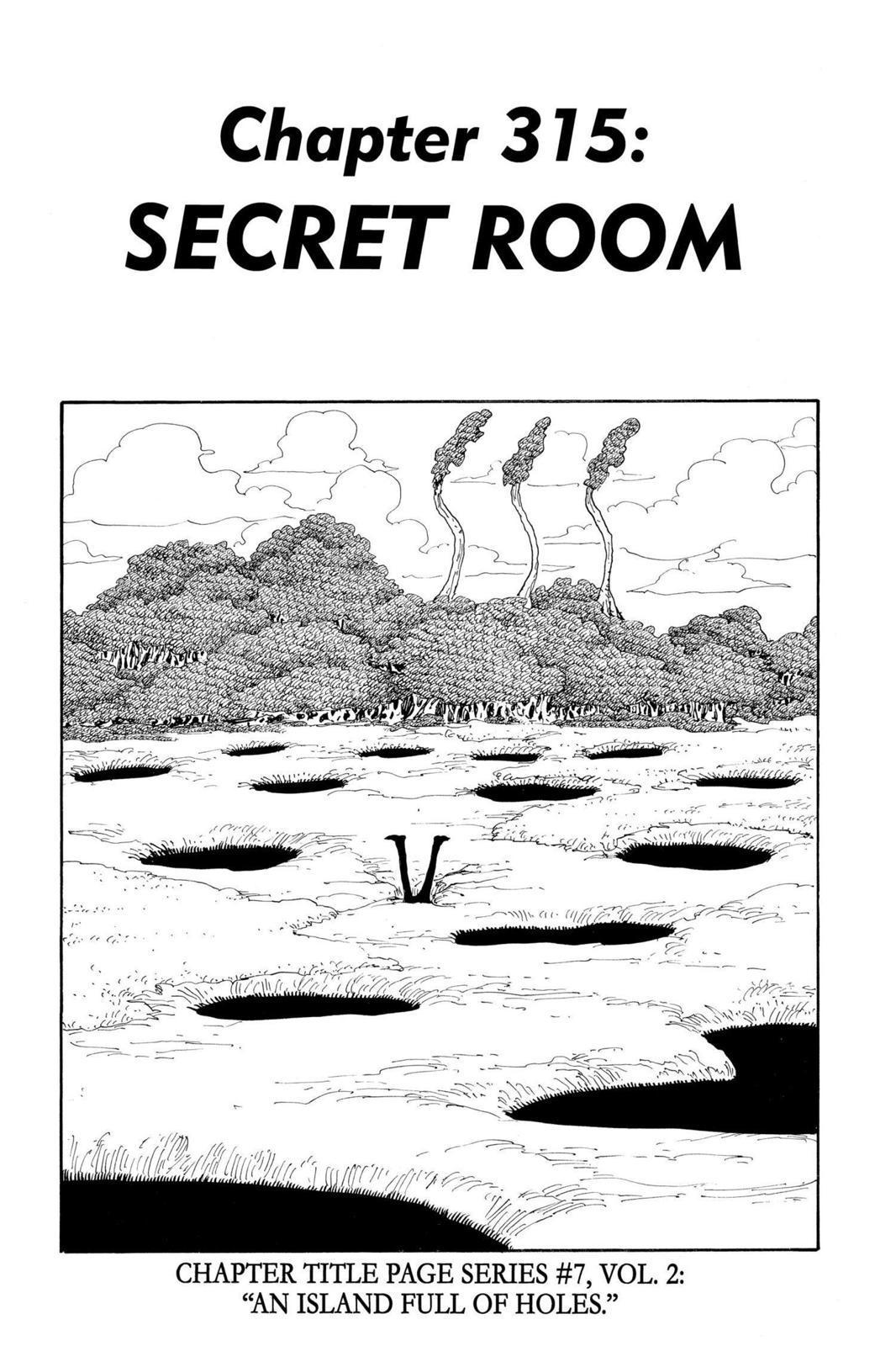 One Piece, Chapter 315 image 001