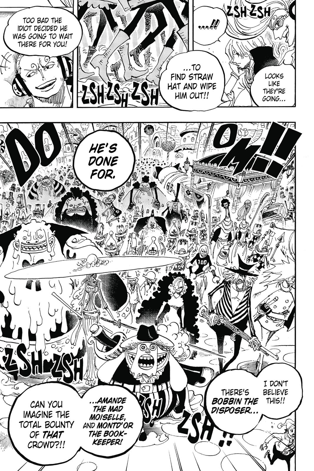 One Piece, Chapter 845 image 005