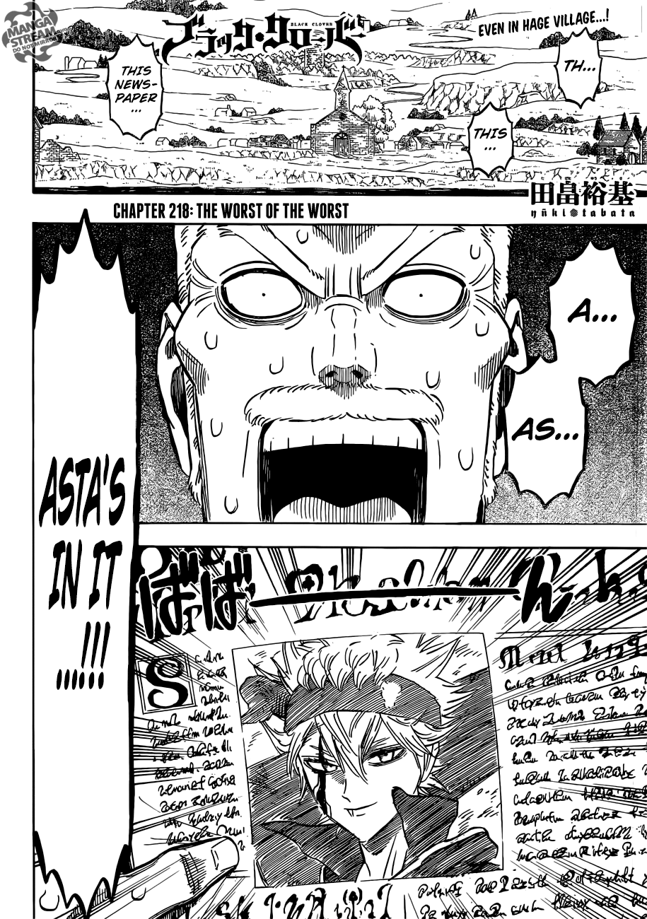 Black Clove, Chapter 218 image 03