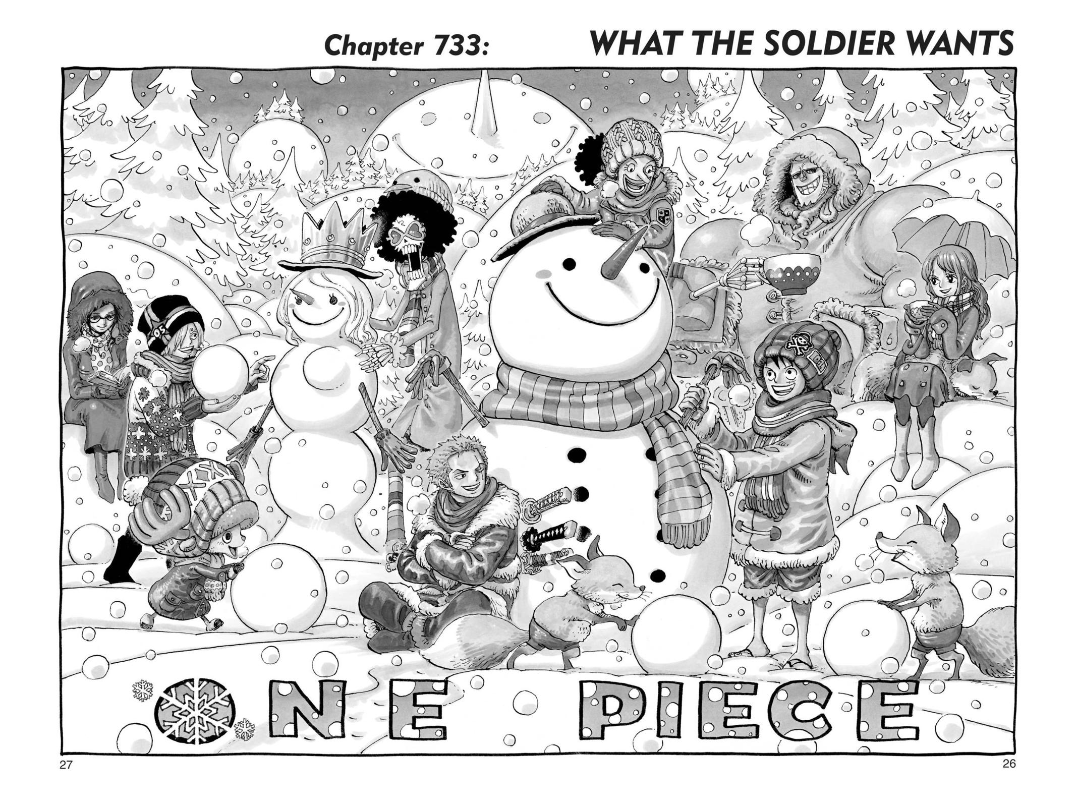 One Piece, Chapter 733 image 001