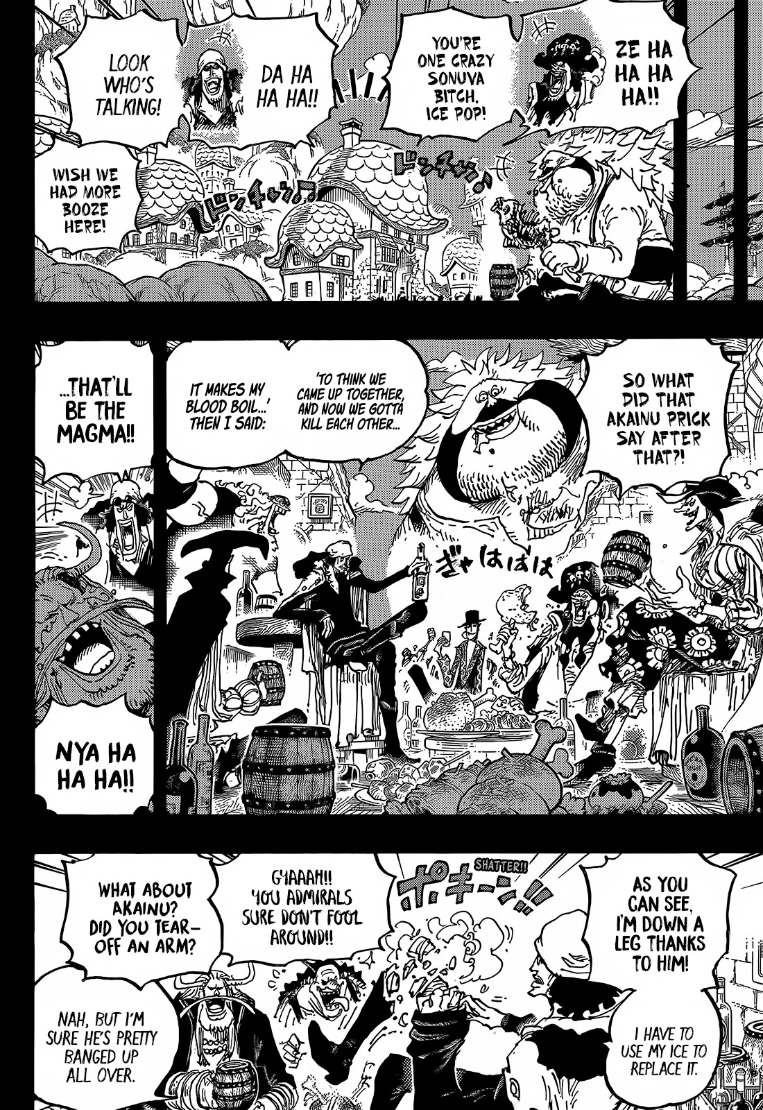 One piece, Chapter 1081 Kuzan, Tenth Captain Of The Blackbeard Pirates image 09