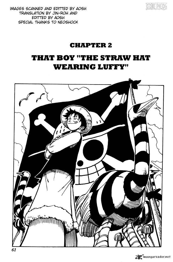 One piece, Chapter 2  They Call Him Strawhat Luffy image 03