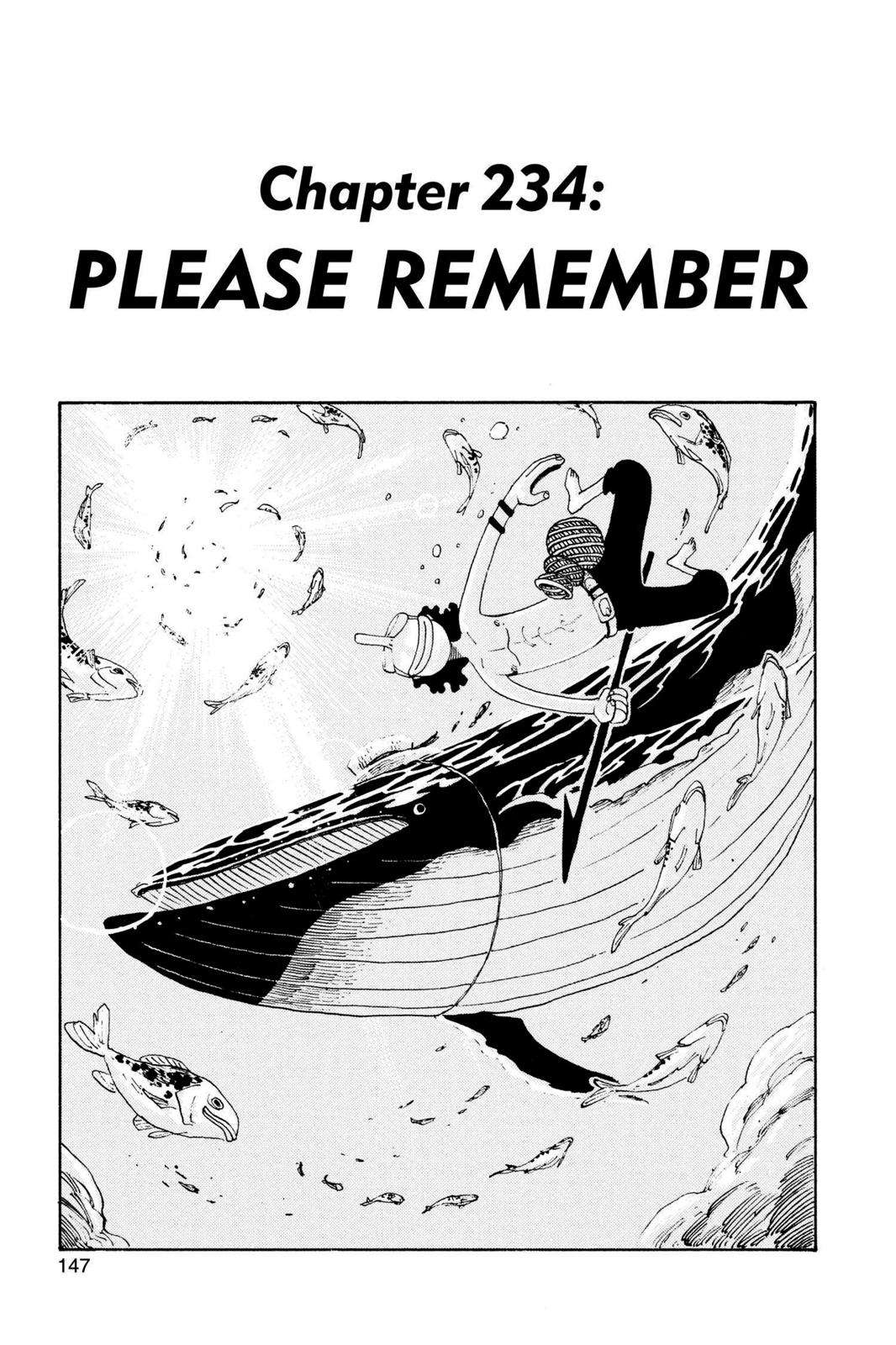 One Piece, Chapter 234 image 001