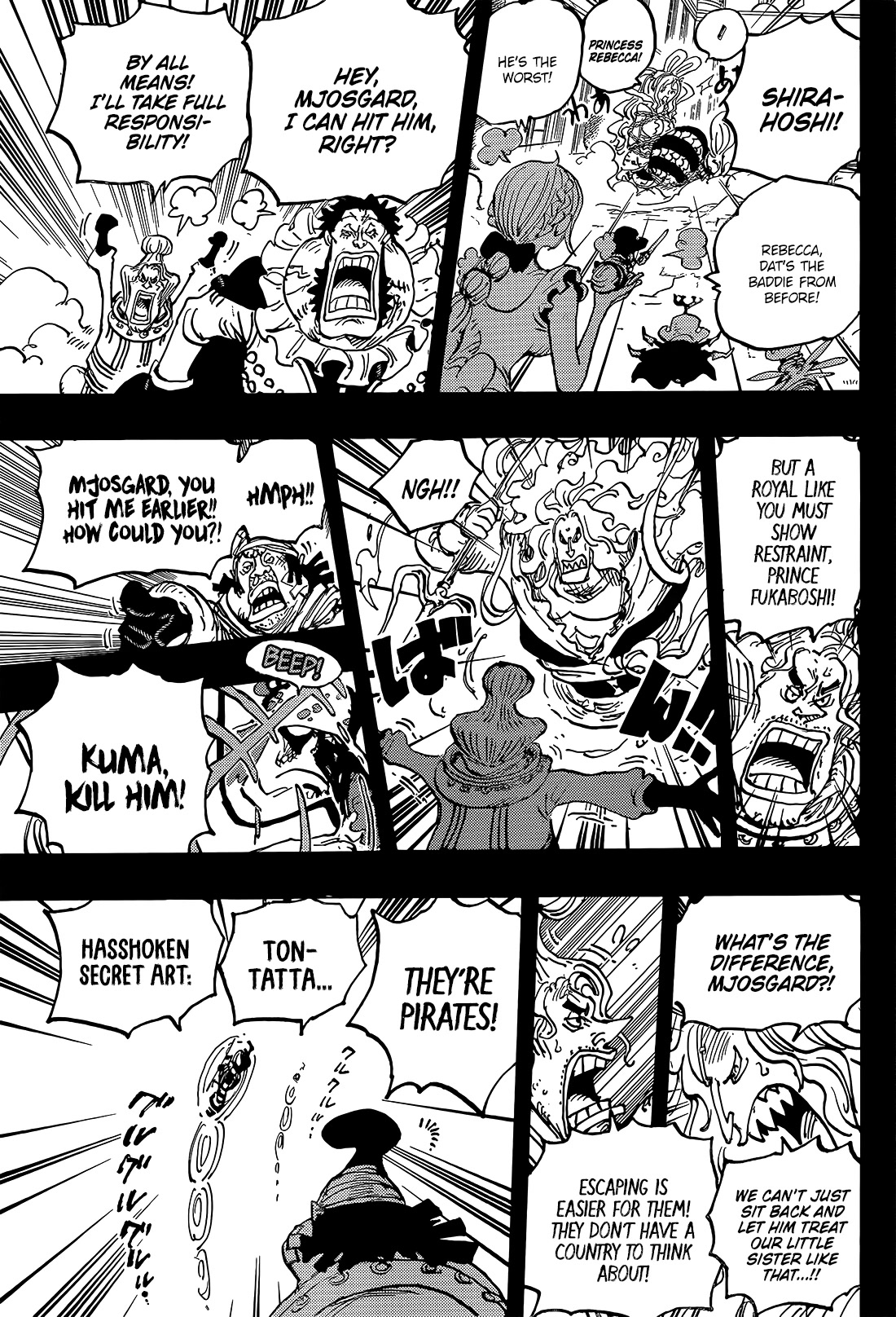 One piece, Chapter 1084 The Attempted Murder Of A Celestial Dragon image 13