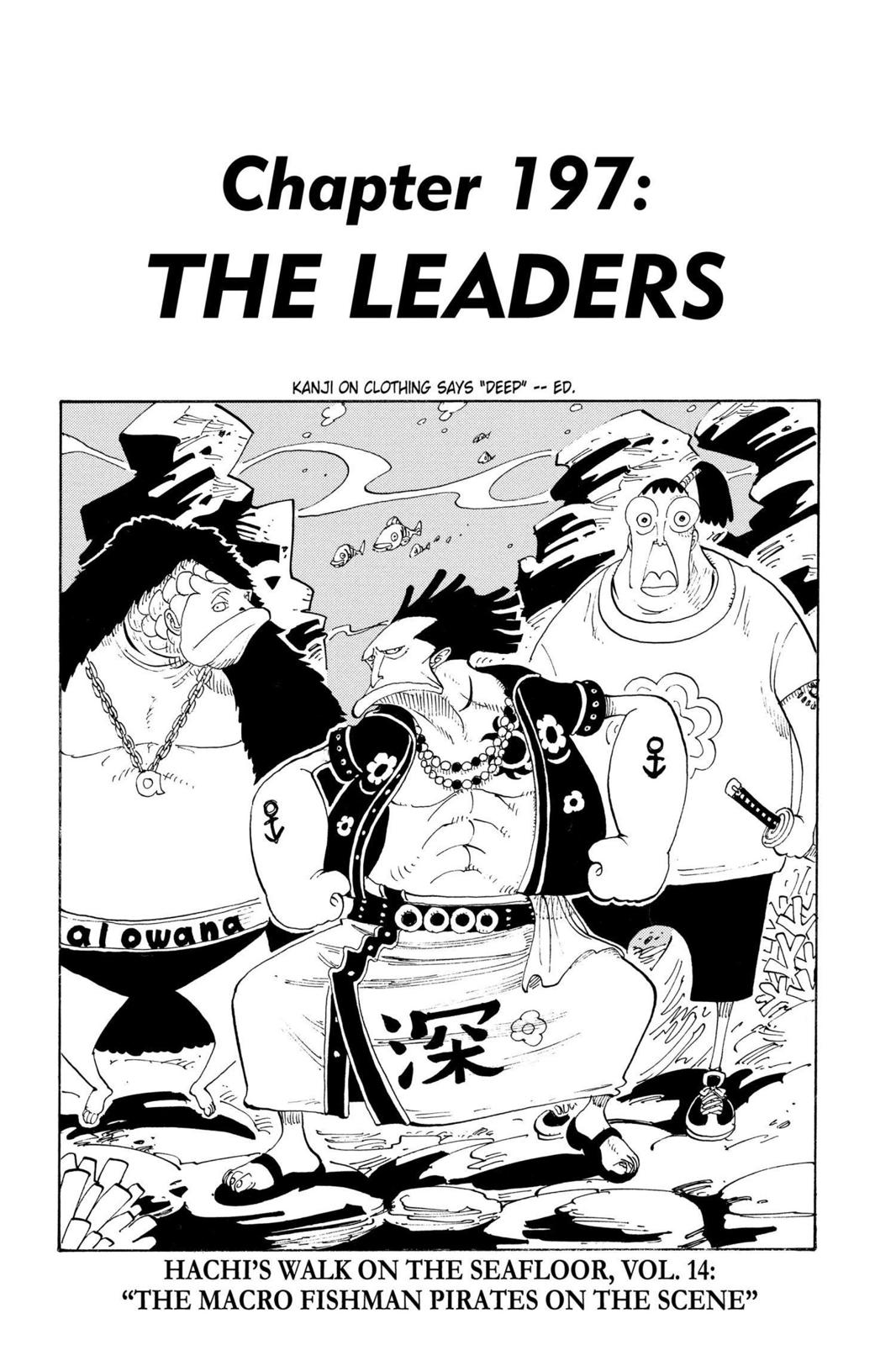 One Piece, Chapter 197 image 001