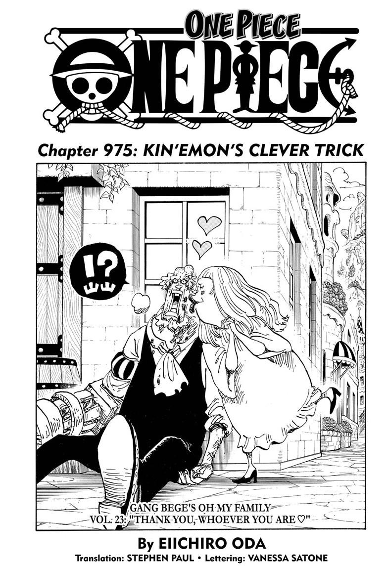 One Piece Chapter 975 One Piece Manga Online