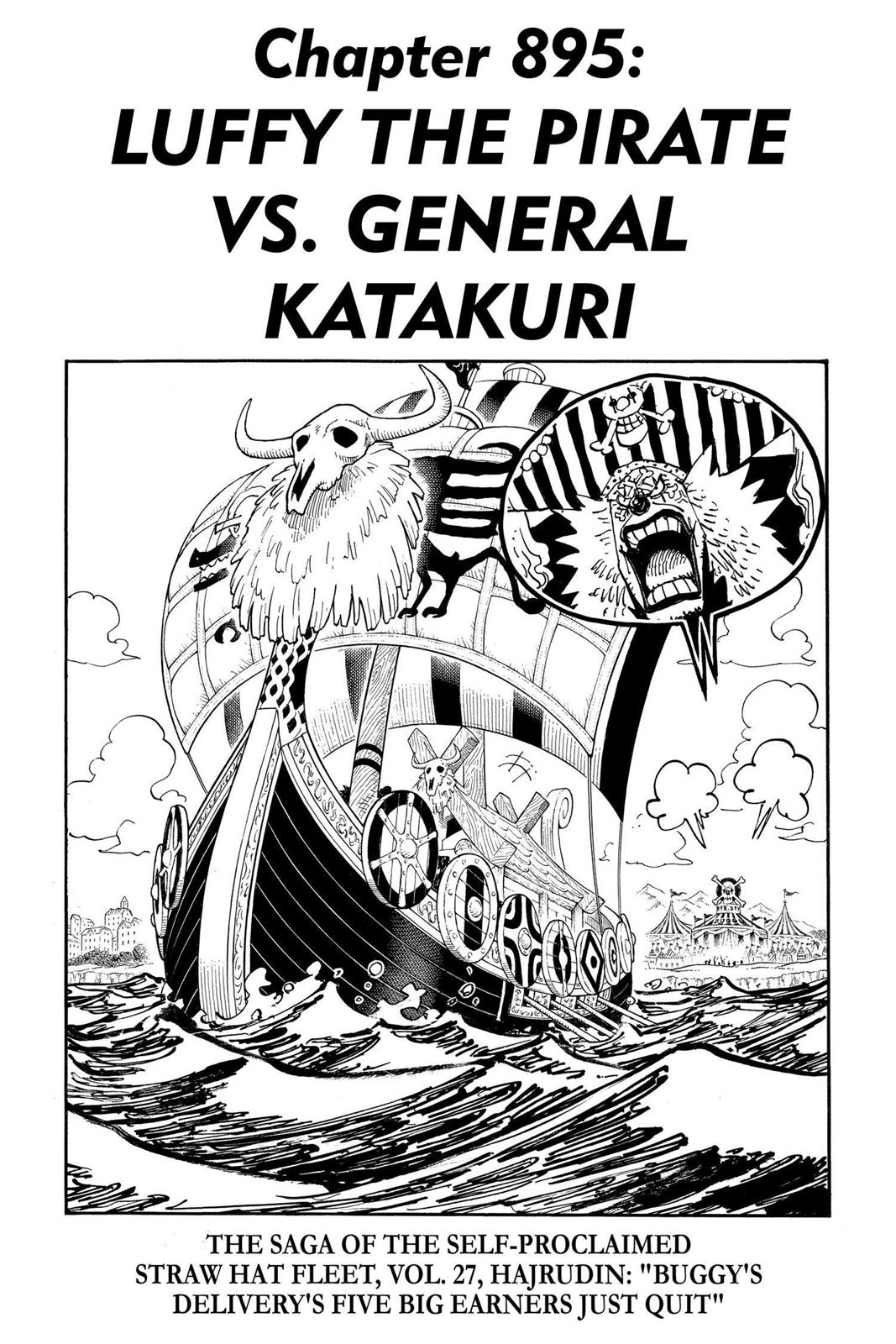 One Piece, Chapter 895 image 01