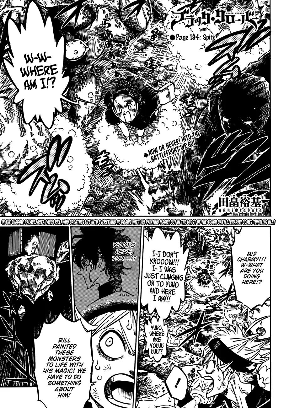 Black Clove, Chapter 194 image 01