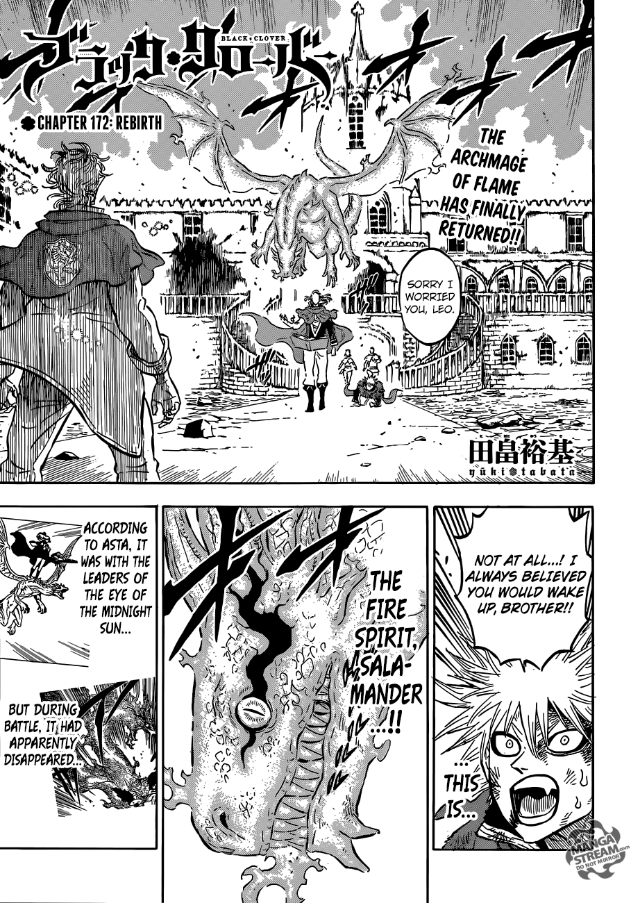 Black Clove, Chapter 172 image 01