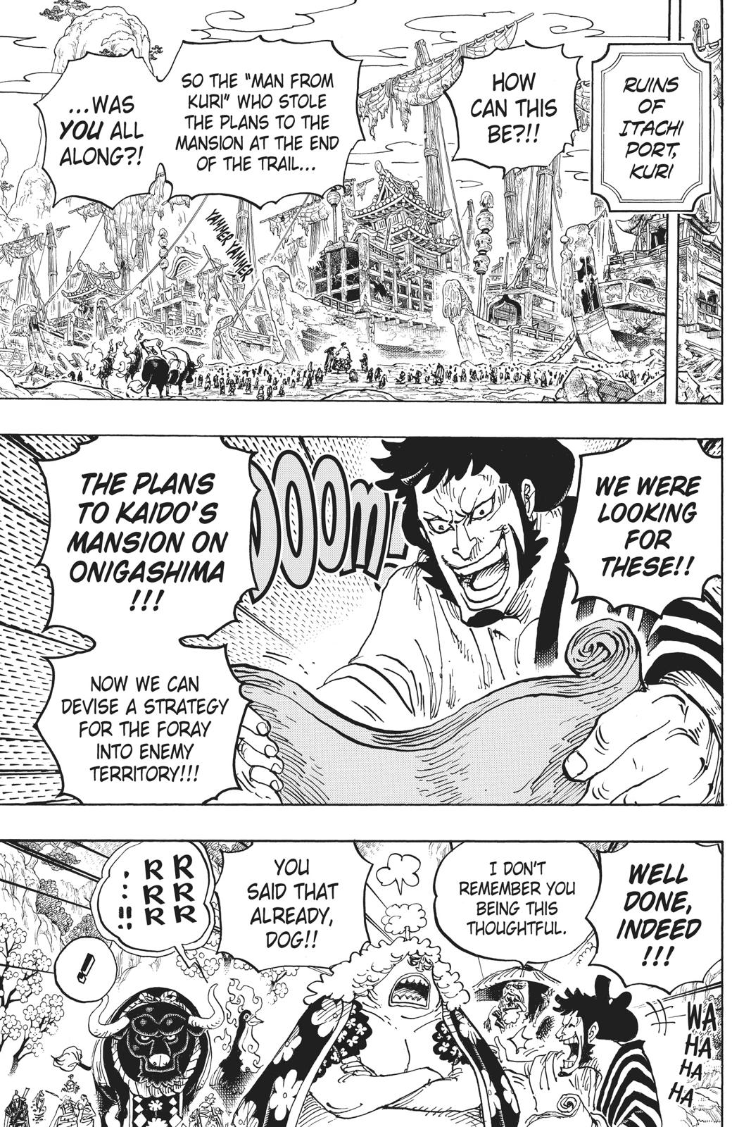 One Piece, Chapter 952 image 011