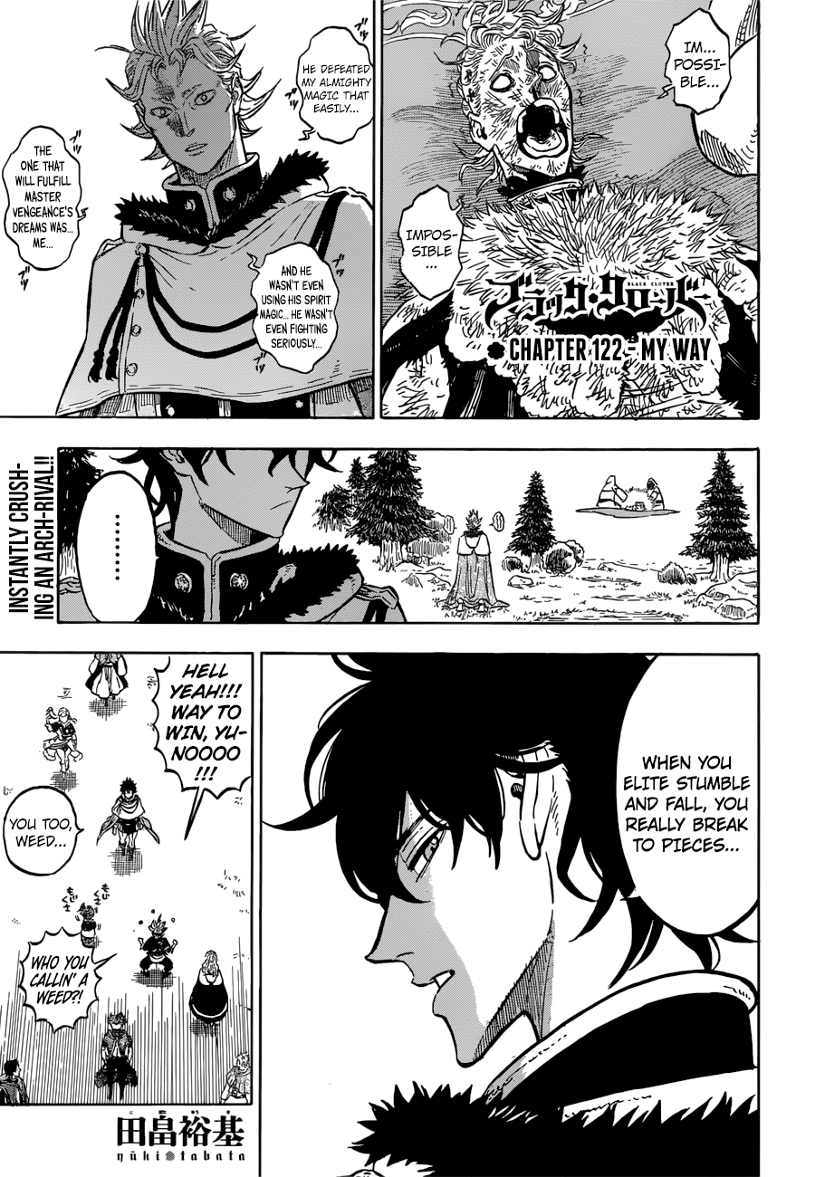 Black Clove, Chapter 122 image 01