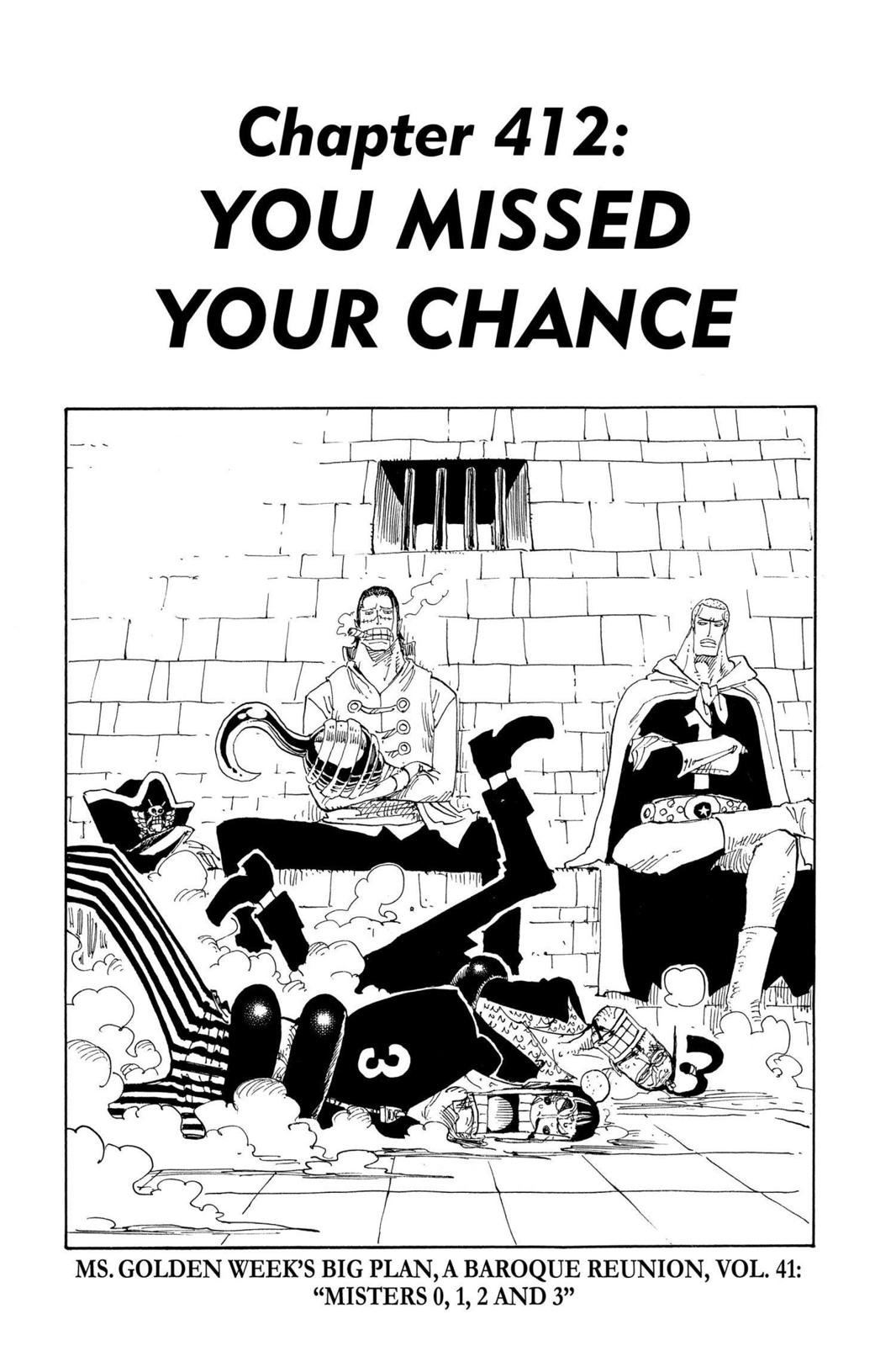 One Piece, Chapter 412 image 001