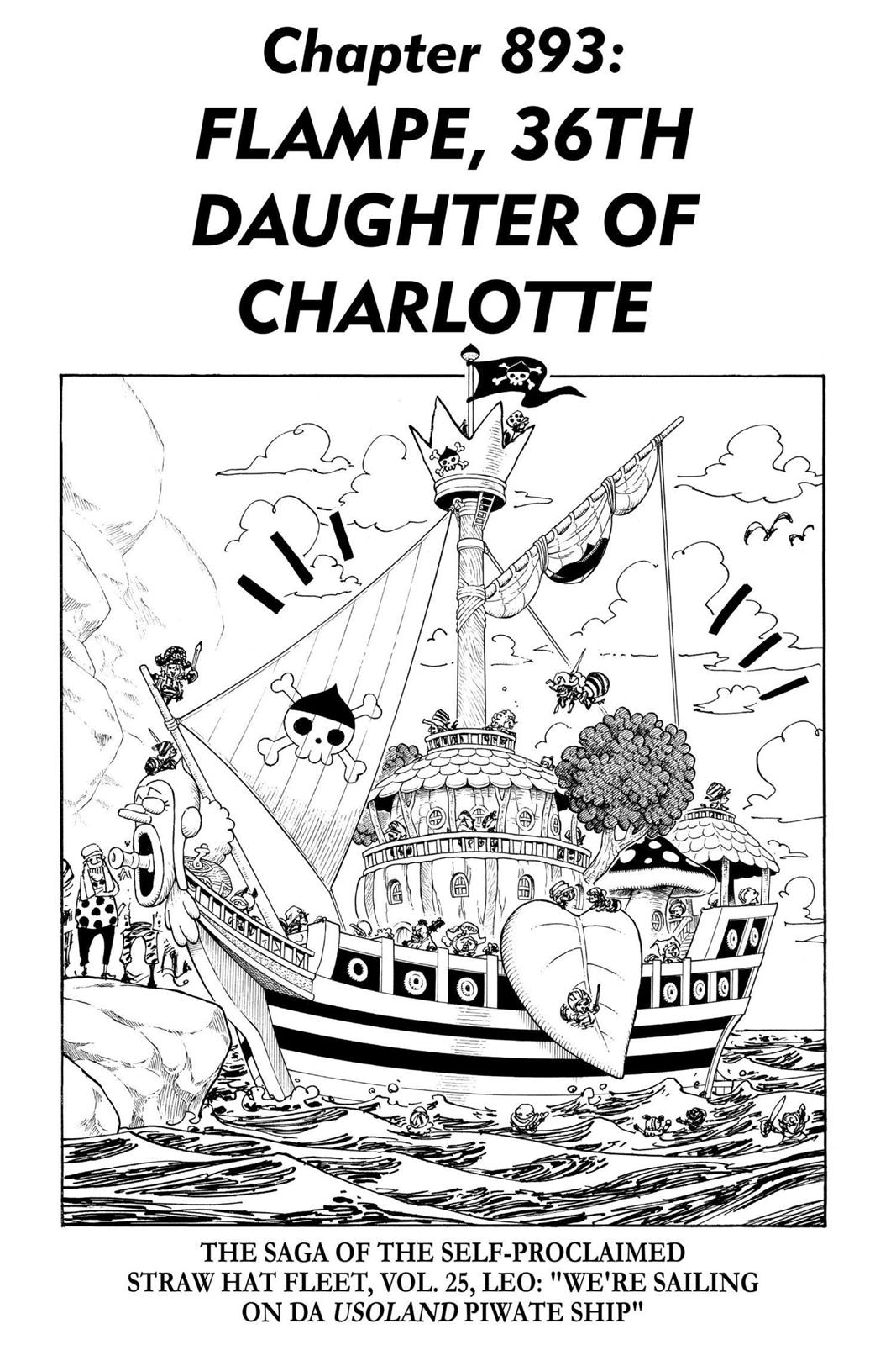 One Piece, Chapter 893 image 001
