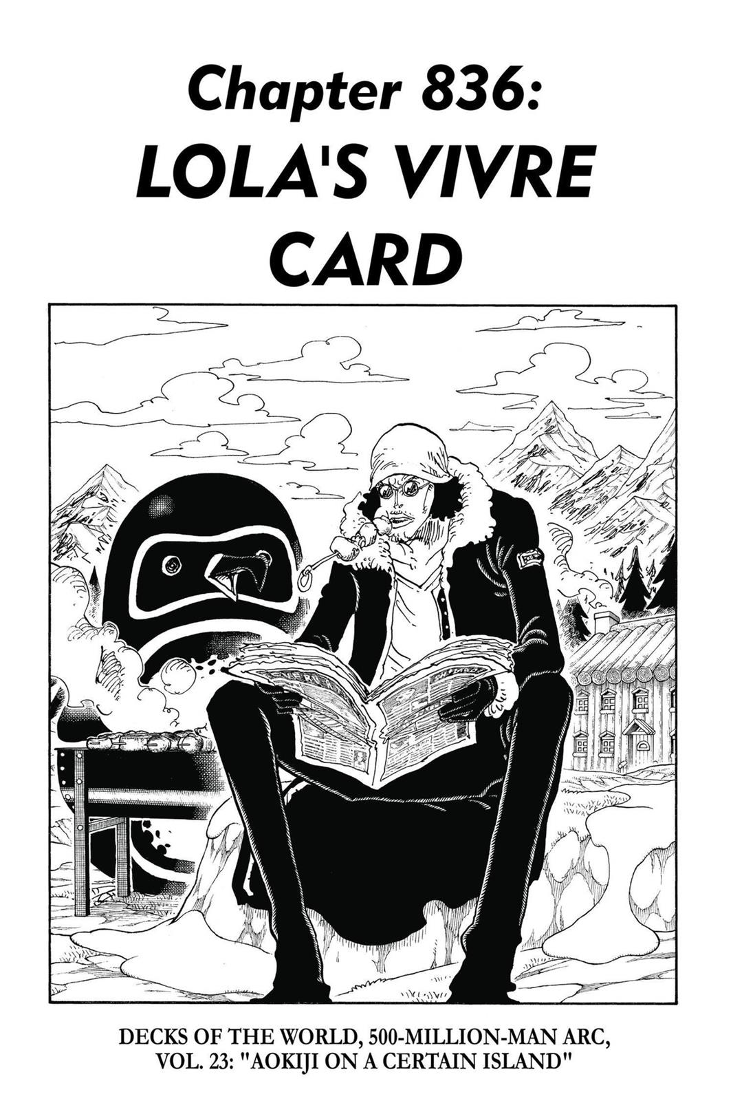 One Piece, Chapter 836 image 001