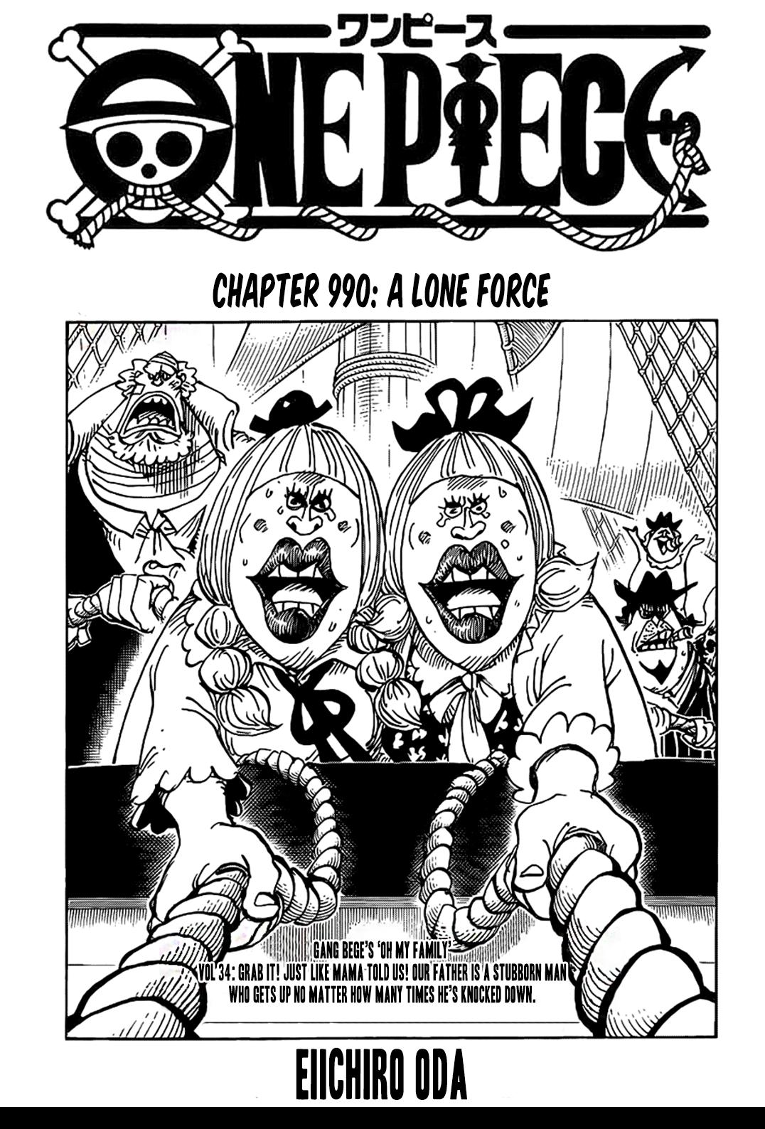 One Piece, Chapter 990 image 01