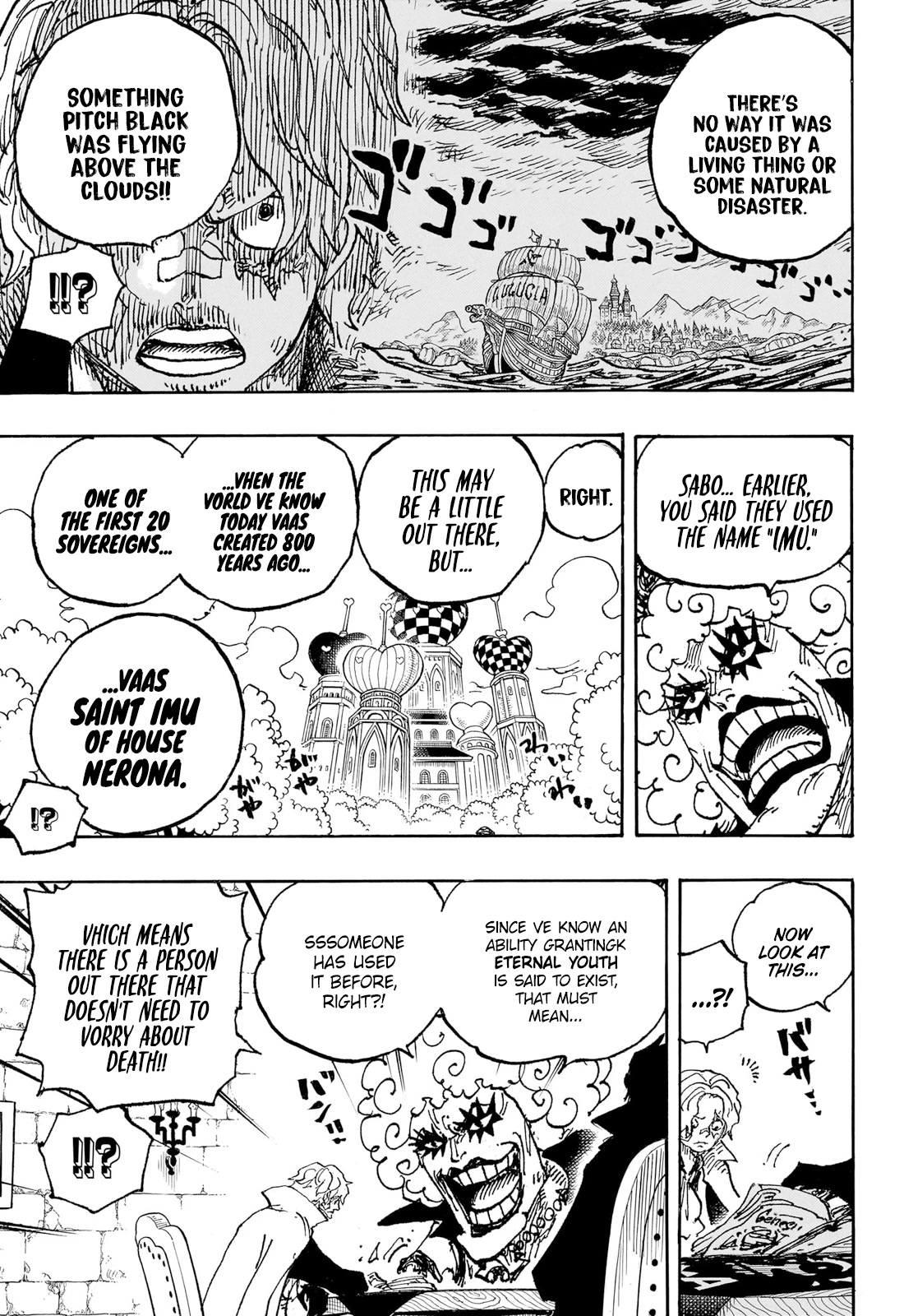 One piece, Chapter 1086 The Five Elder Planets image 12