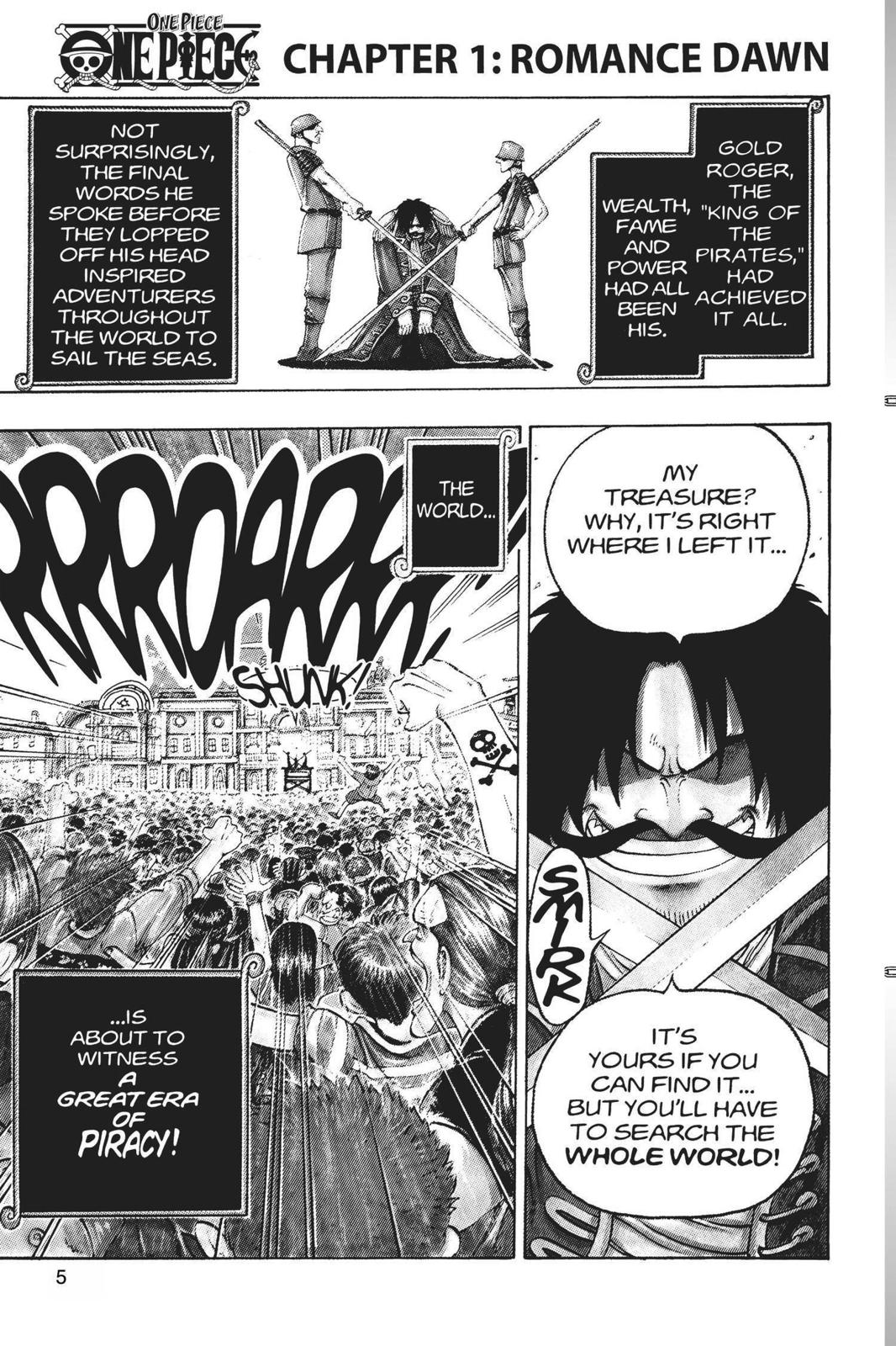 One Piece Chapter 1 One Piece Manga Online