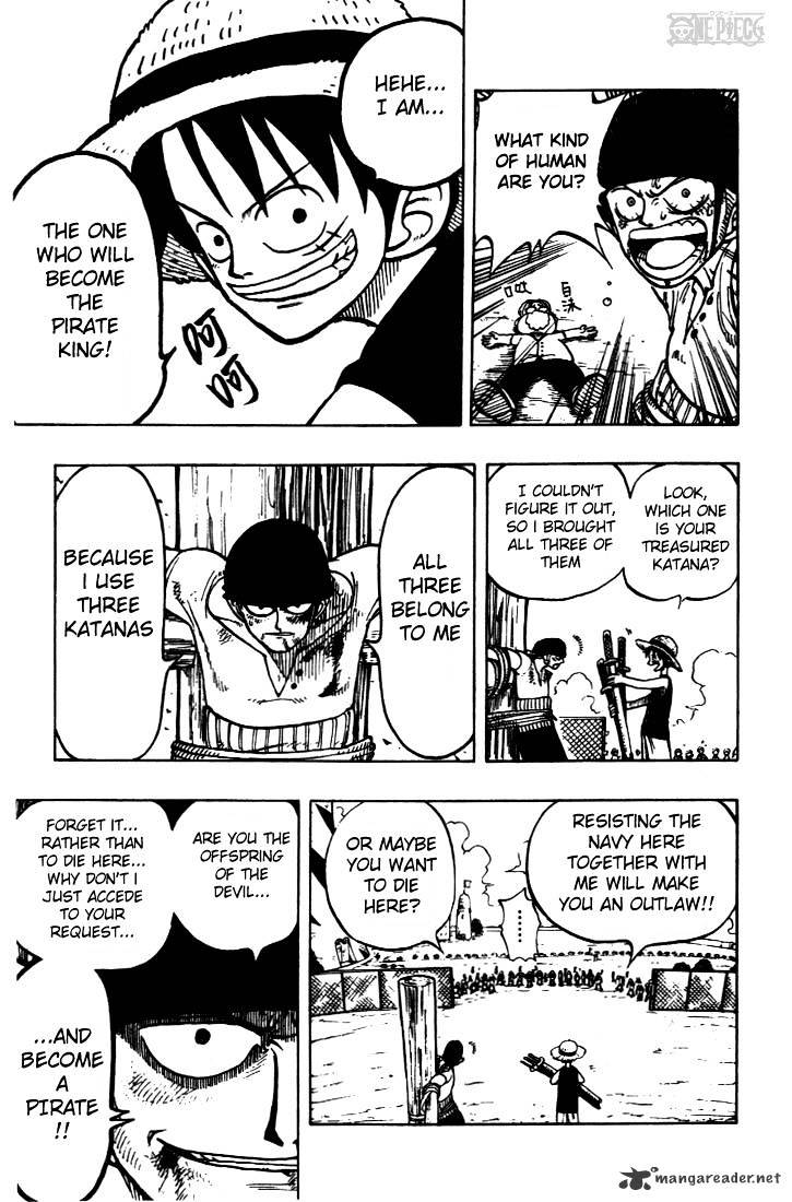 One piece, Chapter 5  Pirate King And The Great Swordsman image 20