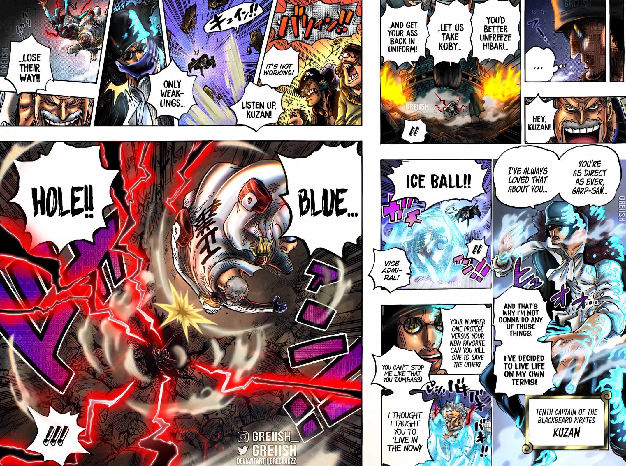 One Piece, Chapter 1081 Kuzan, Tenth Captain Of The Blackbeard Pirates image 18