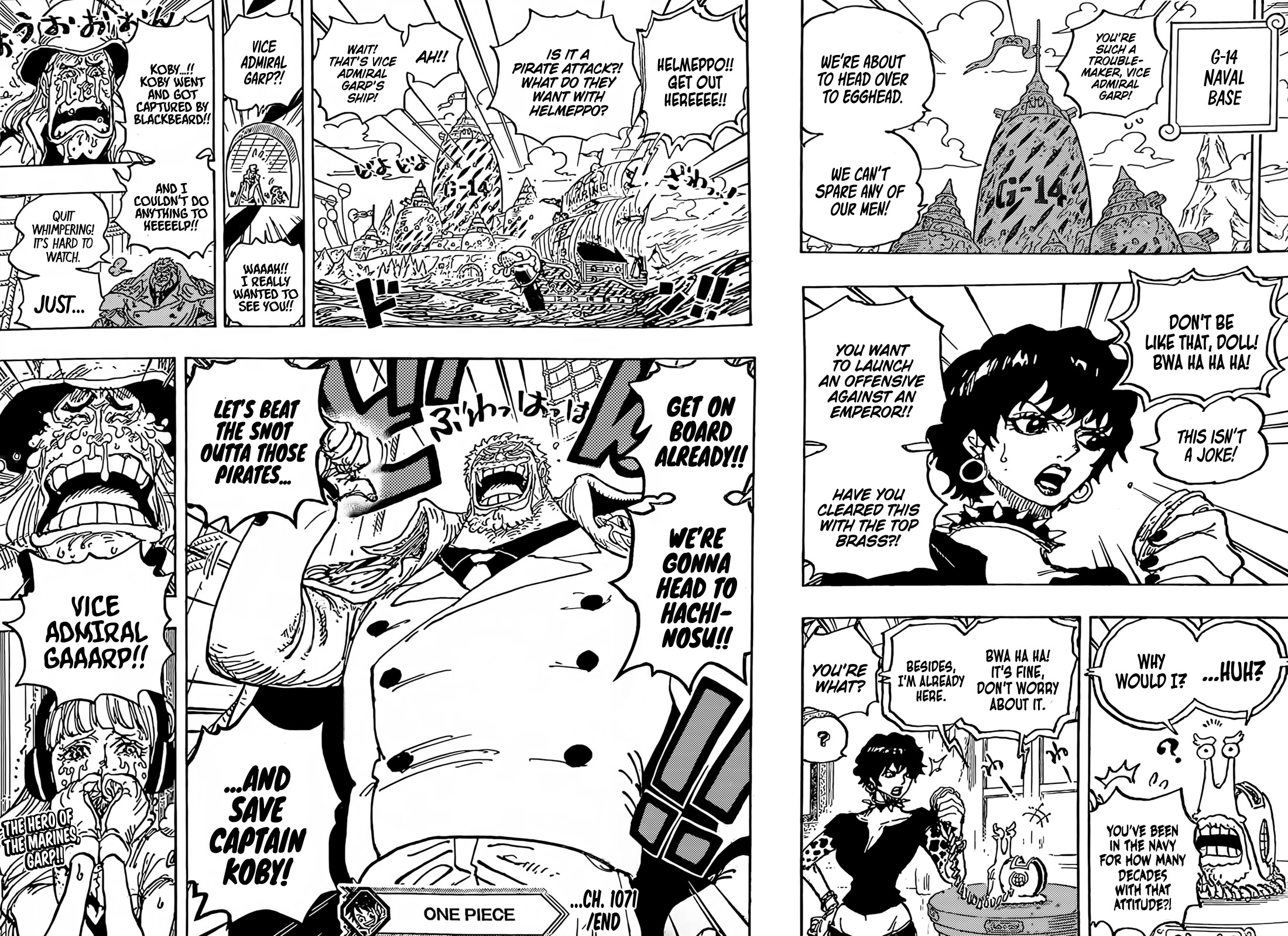 One piece, Chapter 1071 A Hero