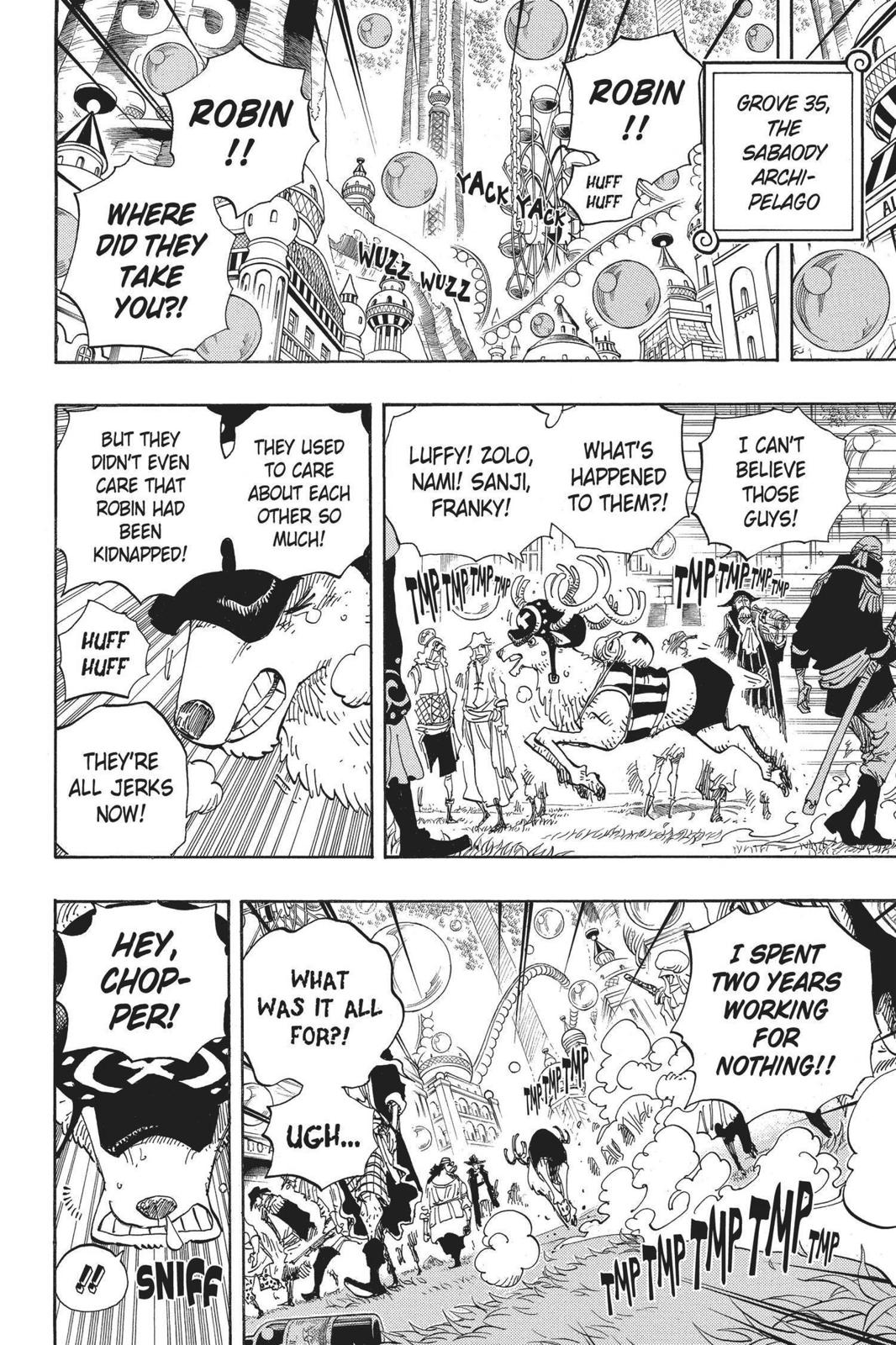 One Piece, Chapter 600 image 002