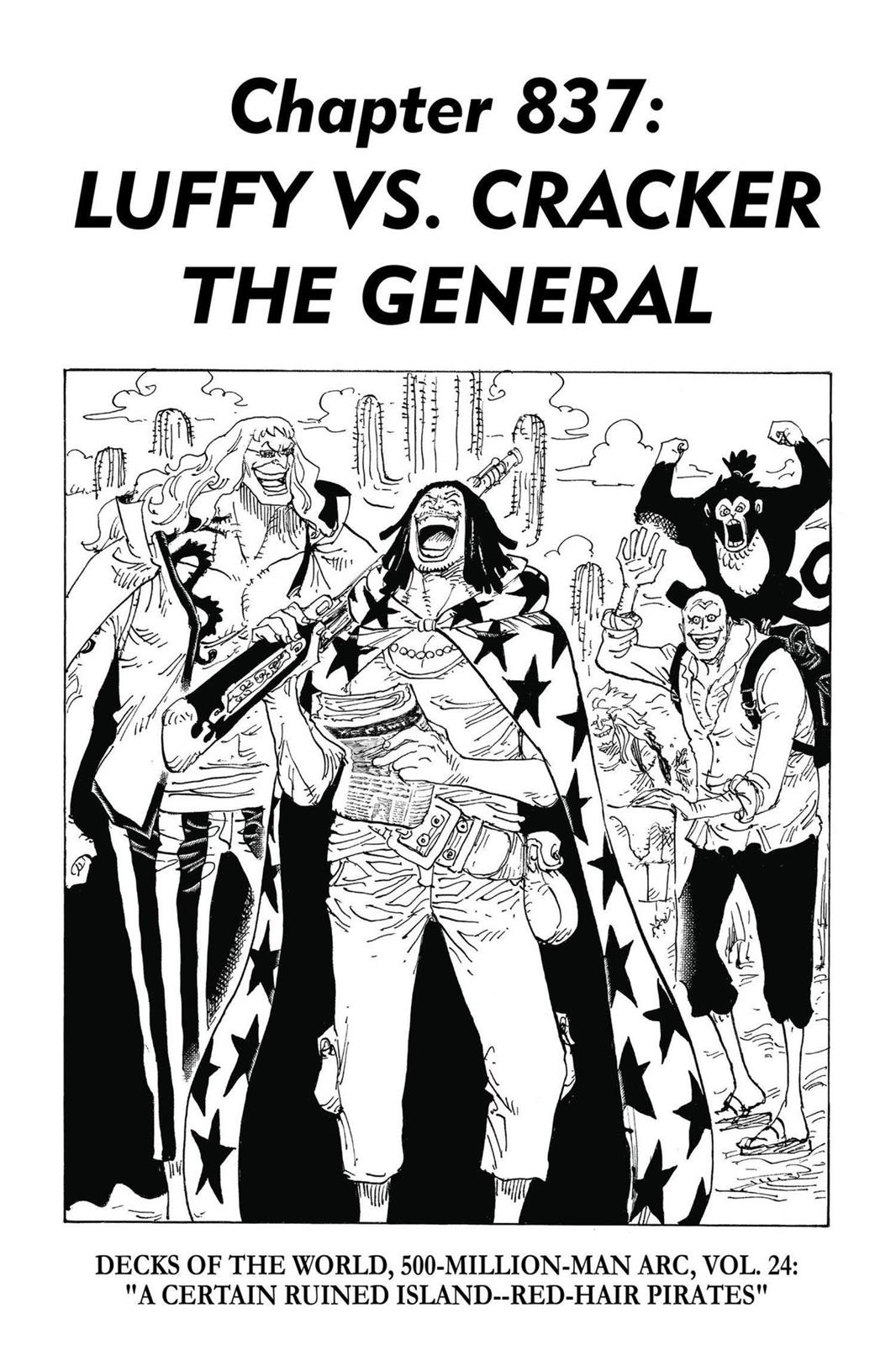 One Piece, Chapter 837 image 01