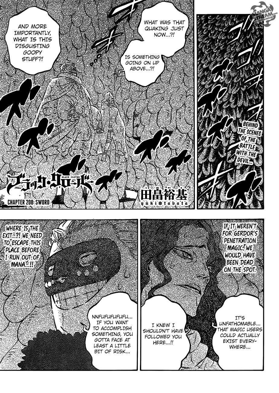 Black Clove, Chapter 208 image 01