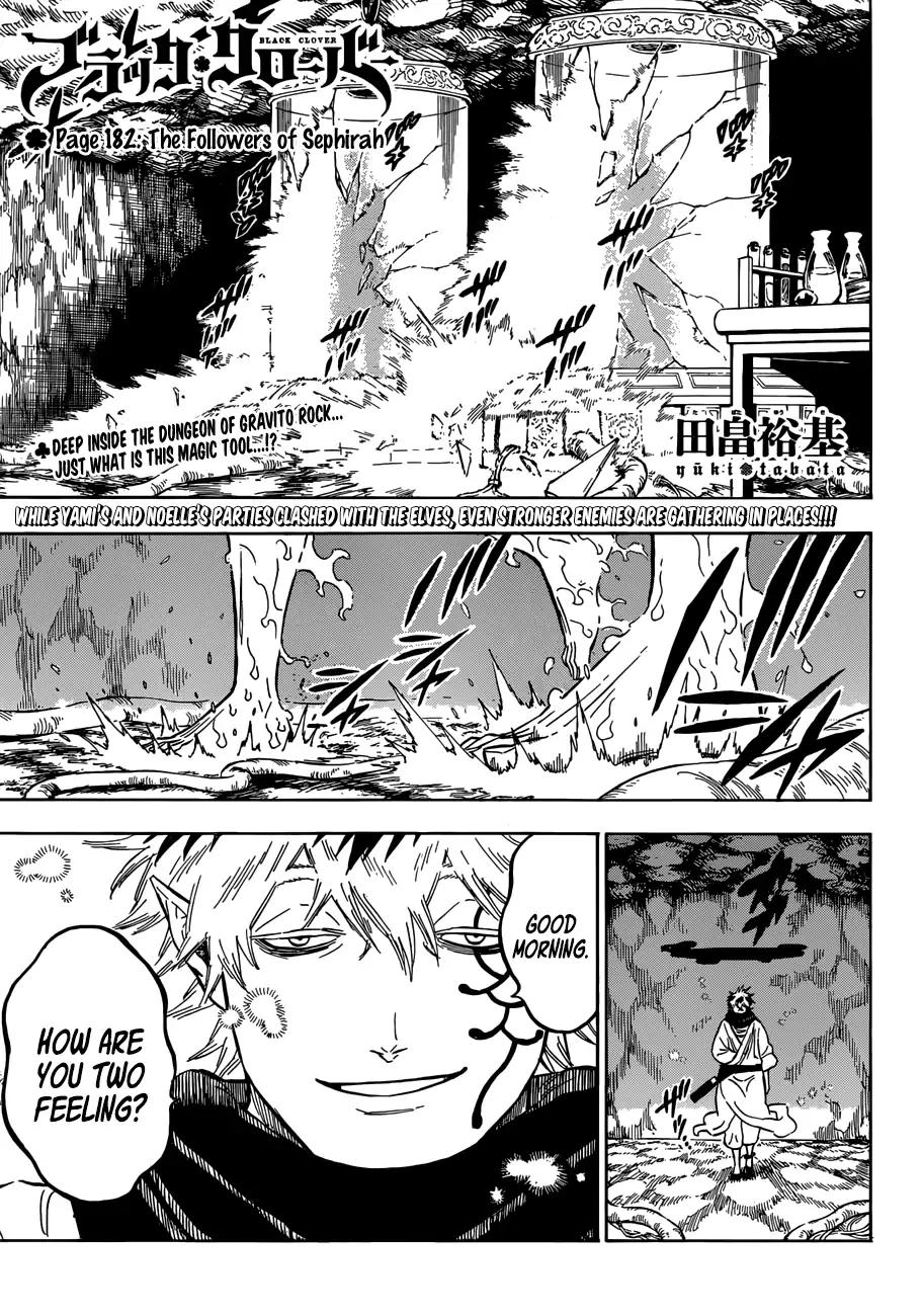 Black Clove, Chapter 182 image 01