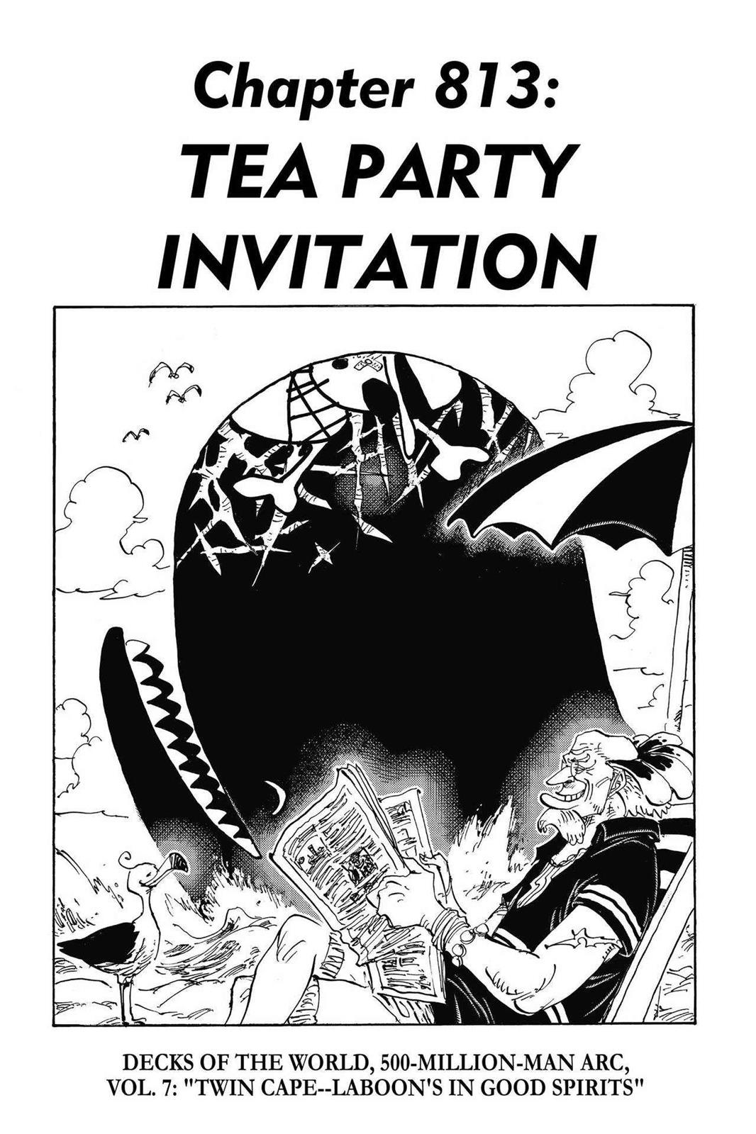 One Piece, Chapter 813 image 001