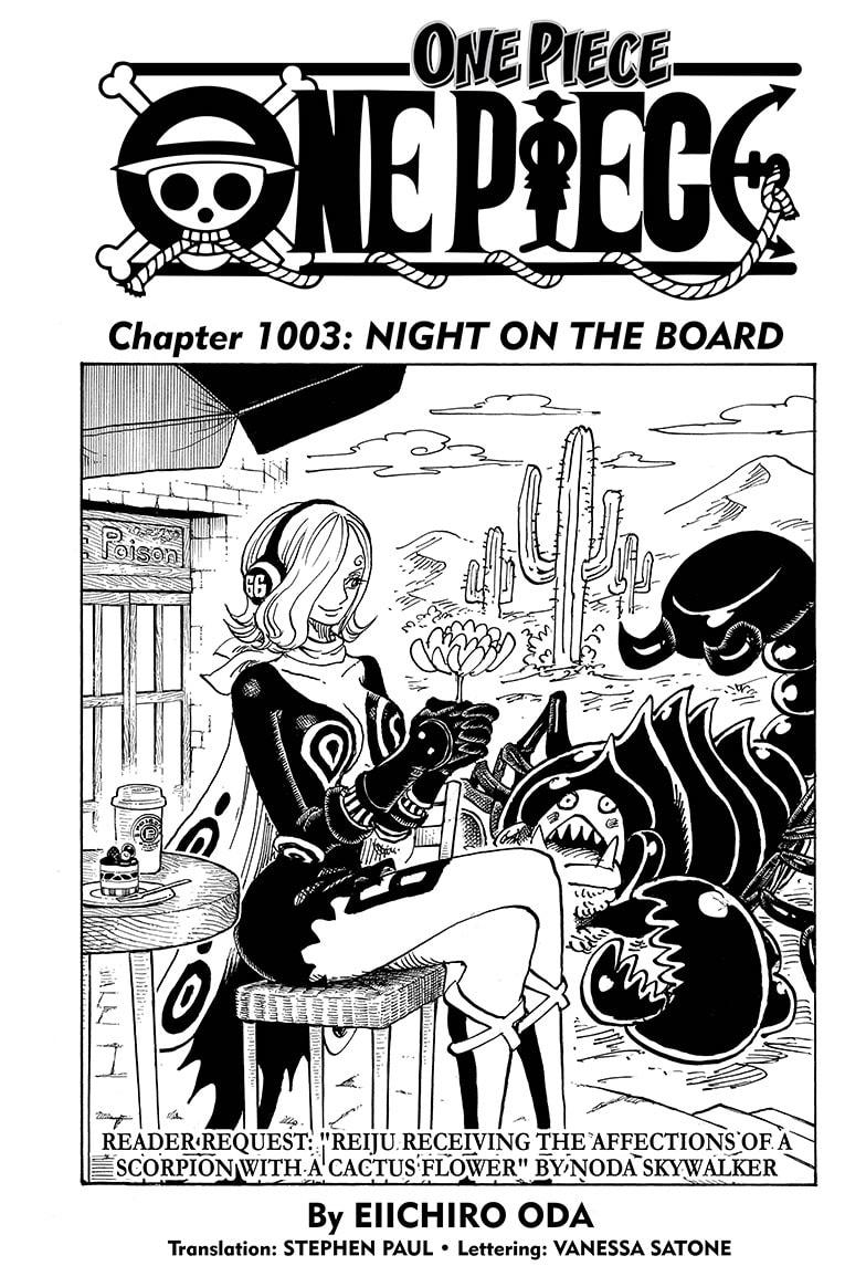 One Piece, Chapter 1003 image 01