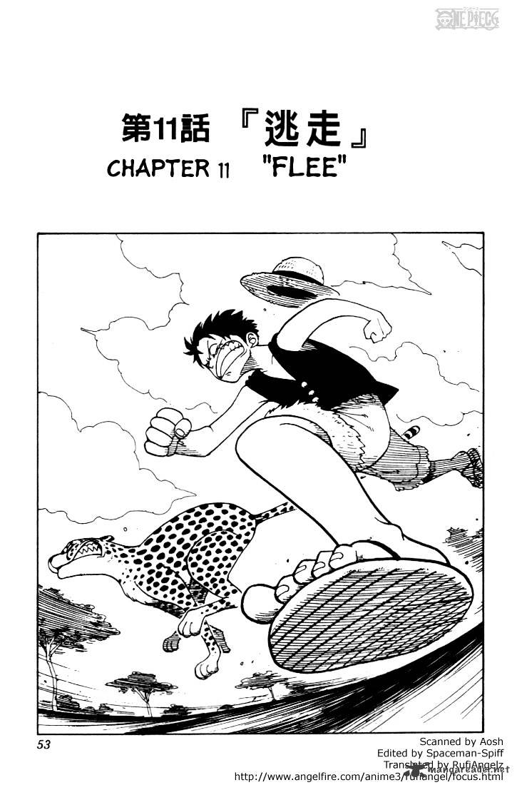 One piece, Chapter 11  Flee image 01